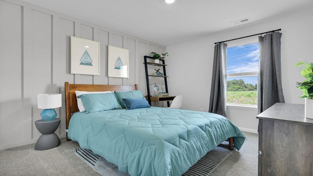 Furnished interior view inside a new home in The Ranch, Holly Hill (Image 24). Furnished interior view inside a new home in The Ranch, Holly Hill (Image 24).