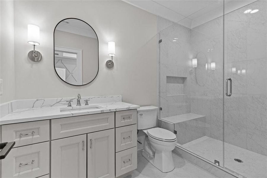 Furnished interior view inside a new home in , Dacula (Image 58).