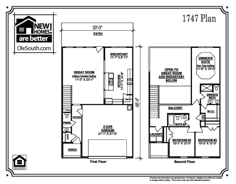 2D floor plan layout for the 1747 Park Place by Ole South in Park Place, Shelbyville, TN (Image 2). 2D floor plan layout for the 1747 Park Place by Ole South in Park Place, Shelbyville, TN (Image 2).