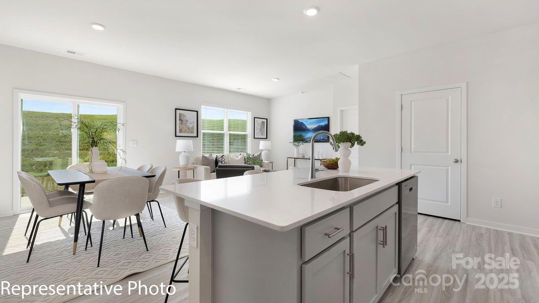 Furnished interior view inside a new home in Stanton, Richburg (Image 11).