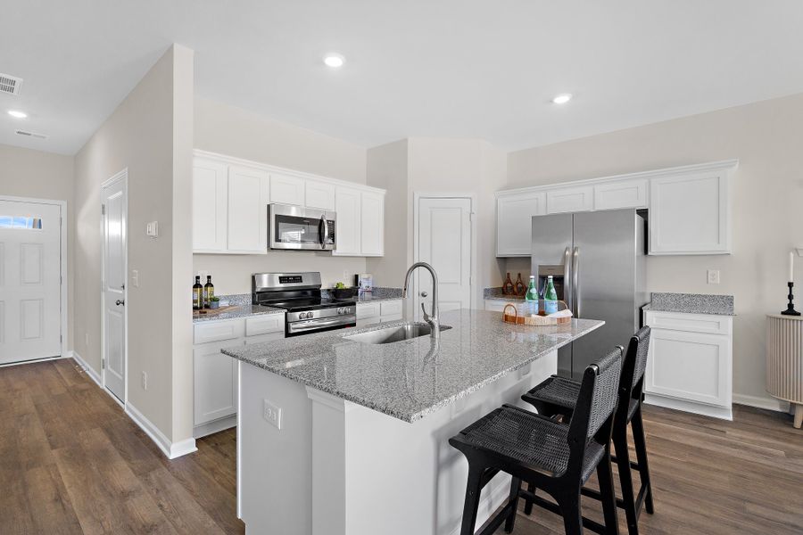 Furnished interior view inside a new home in Hunters Branch Townhomes, Hopkins (Image 9).