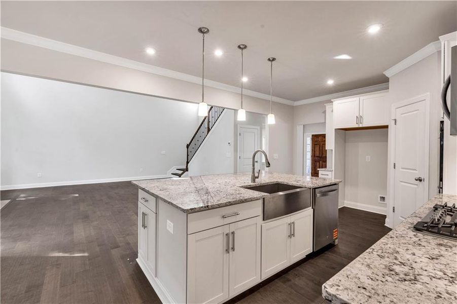 Furnished interior view inside a new home in Palmer Falls, Douglasville (Image 12).