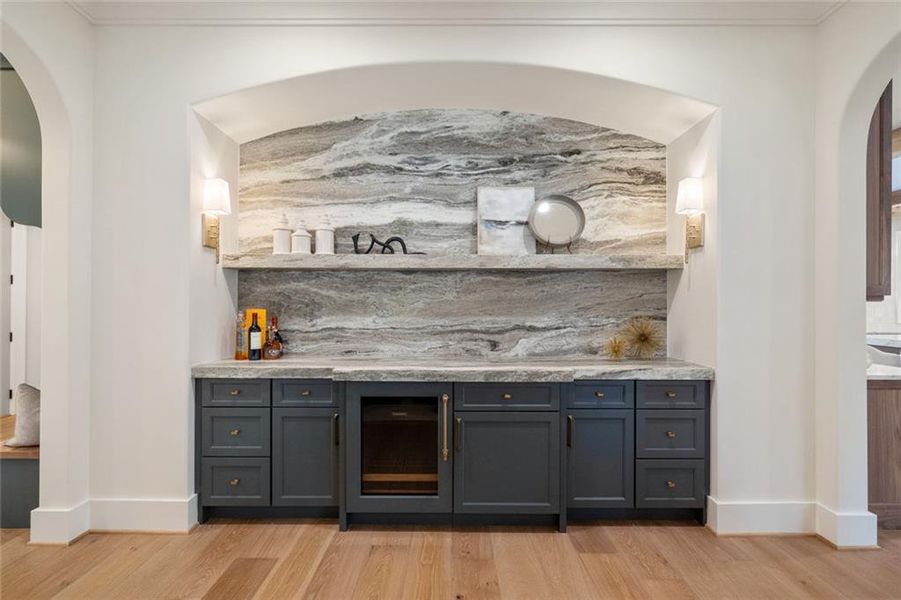 Furnished interior view inside a new home in , Canton (Image 7).