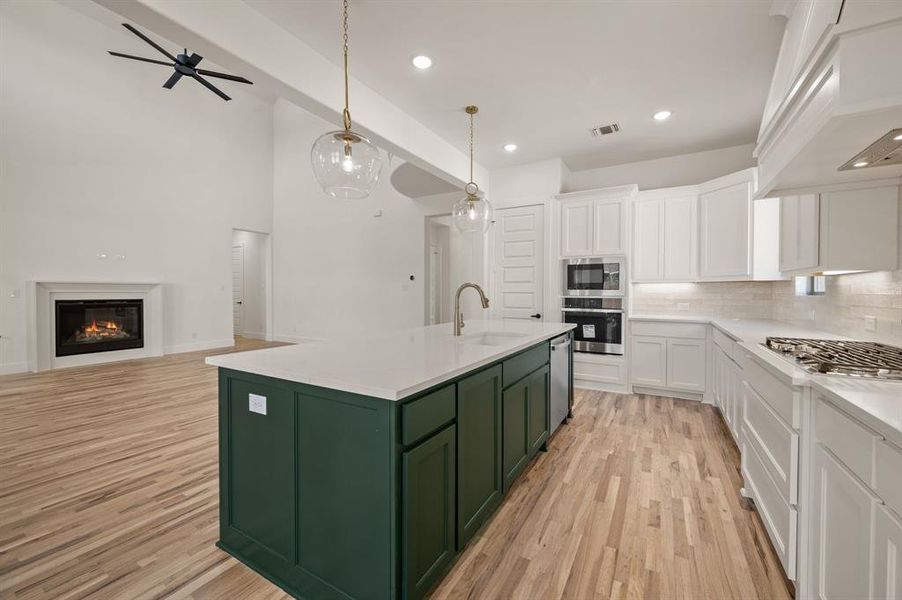 Furnished interior view inside a new home in Parks of Aledo, Aledo (Image 11).