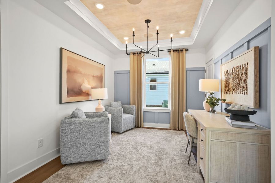 Representative furnished interior of a home built from the Hallmark by Del Webb in Del Webb Carolina Ridge, Midland (Image 14).