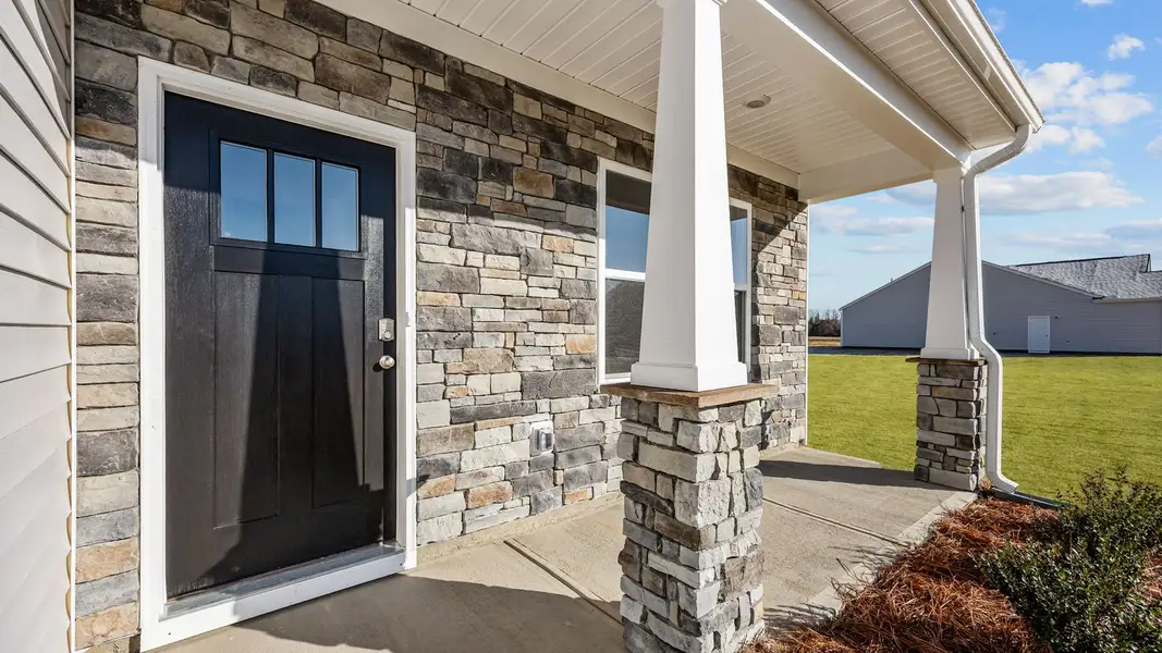 Exterior details and patio area of a home in Saddlebrook, Rocky Mount (Image 4).
