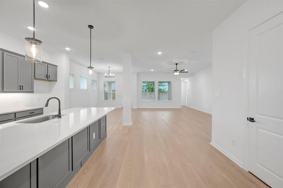 Furnished interior view inside a new home in Oakwood Estates, Waller (Image 11).