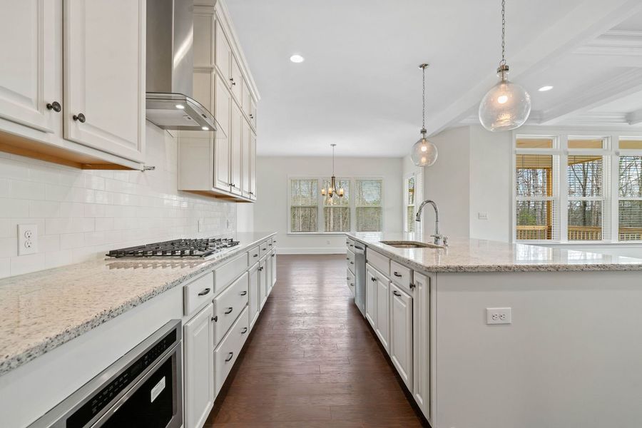 Representative furnished interior of a home built from the Princeton by Greybrook Homes in Harbor Watch, Statesville (Image 20).