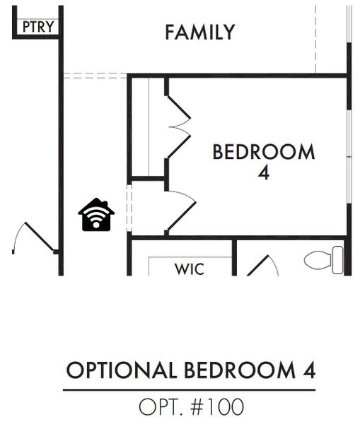 Bedroom 4 (eliminates Dining Room) Bedroom 4 (eliminates Dining Room)