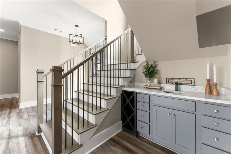 Furnished interior view inside a new home in , Cumming (Image 34).