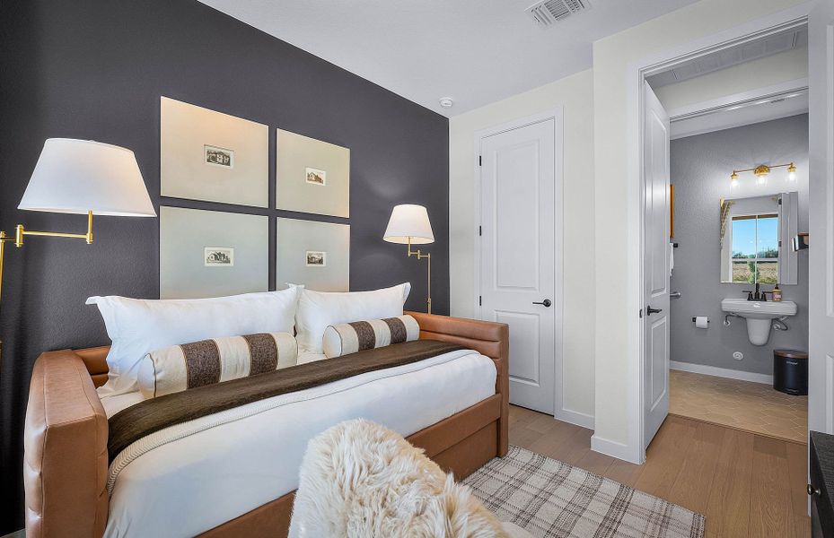 Representative furnished interior of a home built from the Sanford by Pulte Homes in Kuempel Farms, Pflugerville (Image 17).