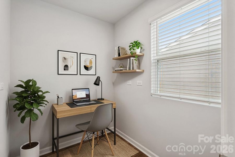 Furnished interior view inside a new home in The Retreat at Laurelbrook, Sherrills Ford (Image 14). Furnished interior view inside a new home in The Retreat at Laurelbrook, Sherrills Ford (Image 14).