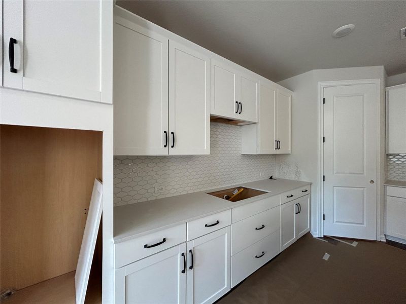 Furnished interior view inside a new home in Provence 50s, Austin (Image 4). Furnished interior view inside a new home in Provence 50s, Austin (Image 4).