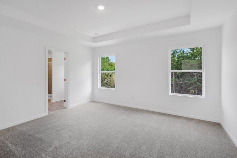 Representative unfurnished interior of a home built from the Prescott by Taylor Morrison in Heritage River, Euharlee (Image 10).
