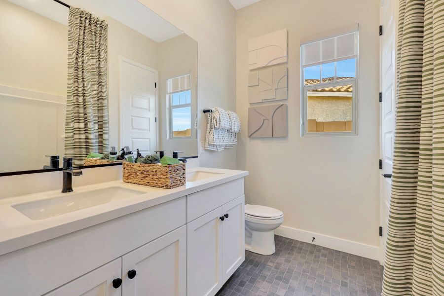 Representative furnished interior of a home built from the Garnet by Mattamy Homes in Las Ventanas, Goodyear (Image 38).