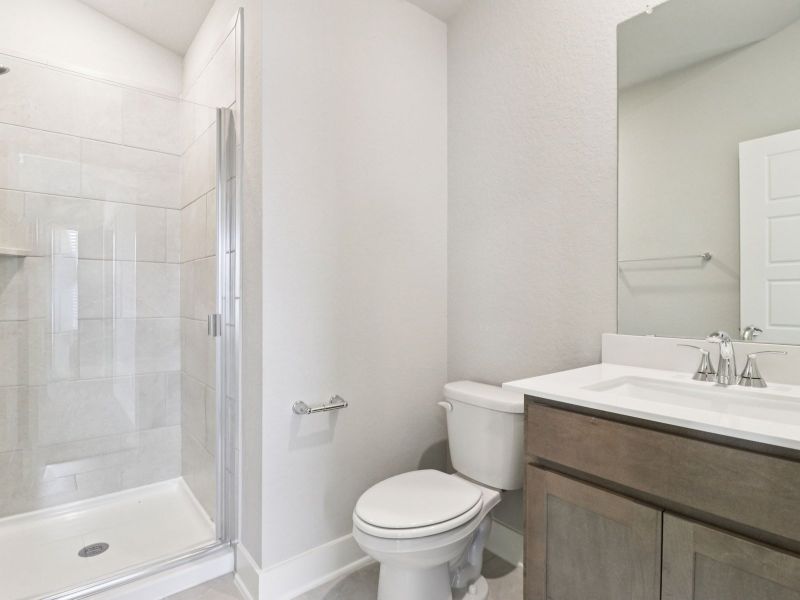 Furnished interior view inside a new home in Kallison Ranch, San Antonio (Image 13).