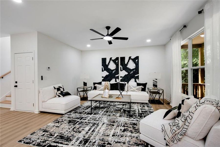 Furnished interior view inside a new home in , Ellenwood (Image 20). Furnished interior view inside a new home in , Ellenwood (Image 20).
