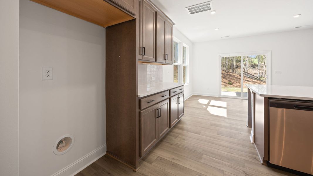 The Jasmine Plan at Farms at Bellingham in Mooresville NC. - Kitchen