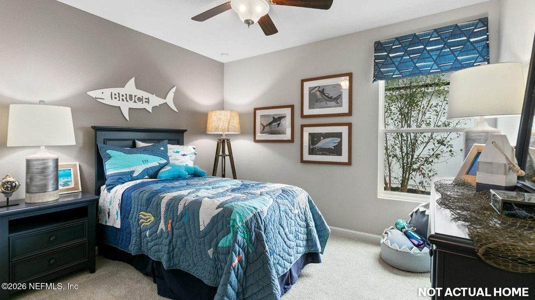 Furnished interior view inside a new home in American Village, Palm Coast (Image 6).
