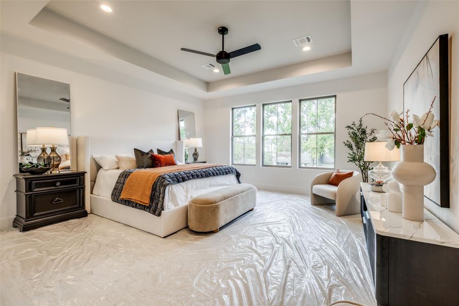 Furnished interior view inside a new home in , Houston (Image 42).