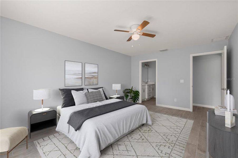 Furnished interior view inside a new home in , Punta Gorda (Image 11). Furnished interior view inside a new home in , Punta Gorda (Image 11).