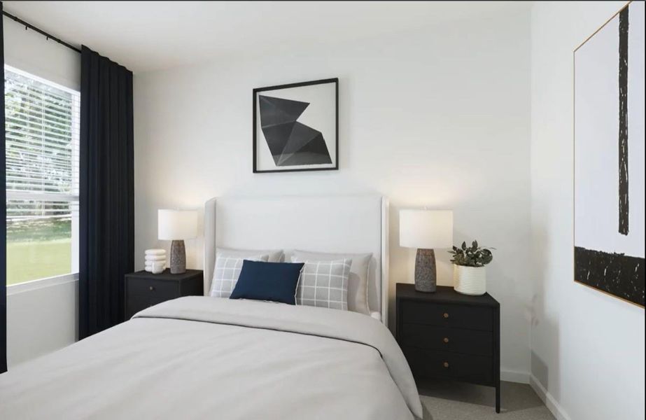 Furnished interior view inside a new home in Kresston, Montgomery (Image 10).