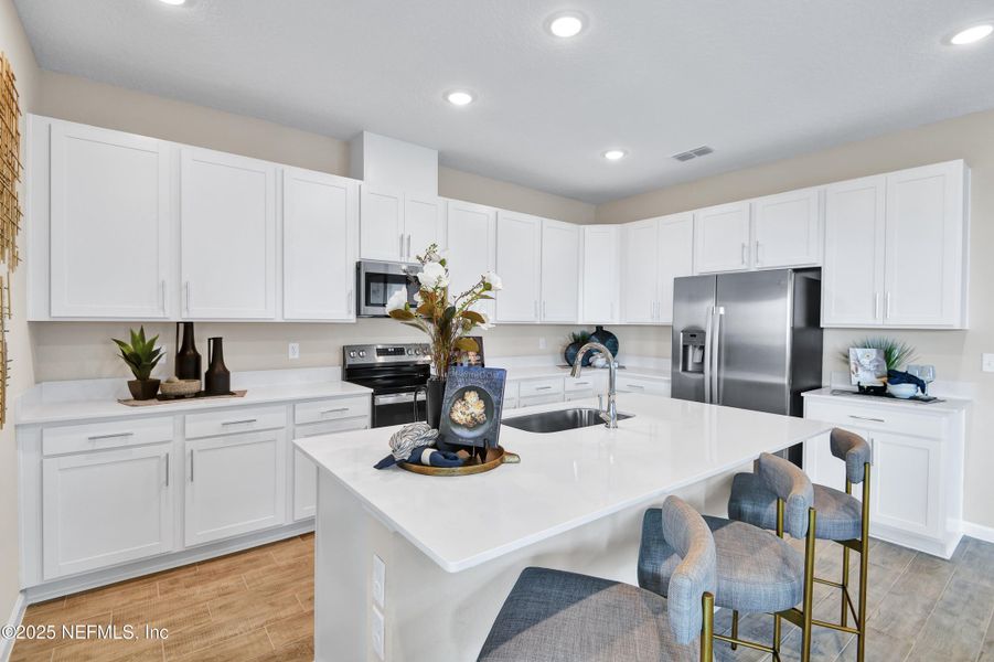 Furnished interior view inside a new home in Seasons at Grandview Gardens, Deland (Image 3).
