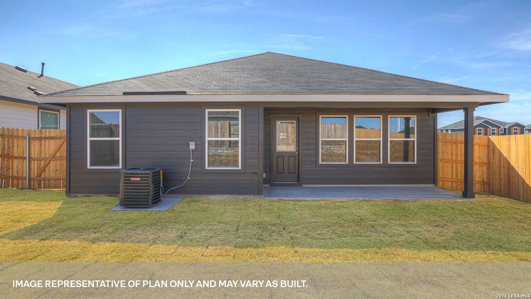 Exterior details and patio area of a home in Paramount, Kyle (Image 3).