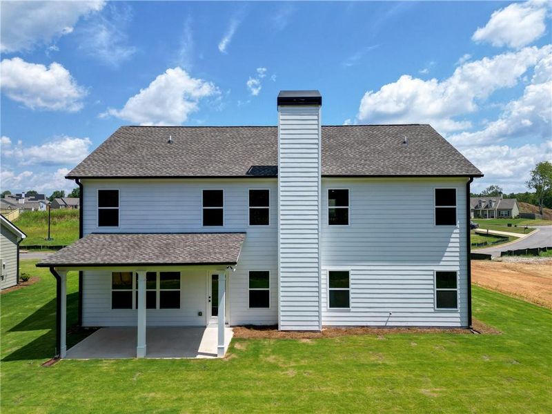 Exterior details and patio area of a home in Harmony Farms, Eatonton (Image 31).