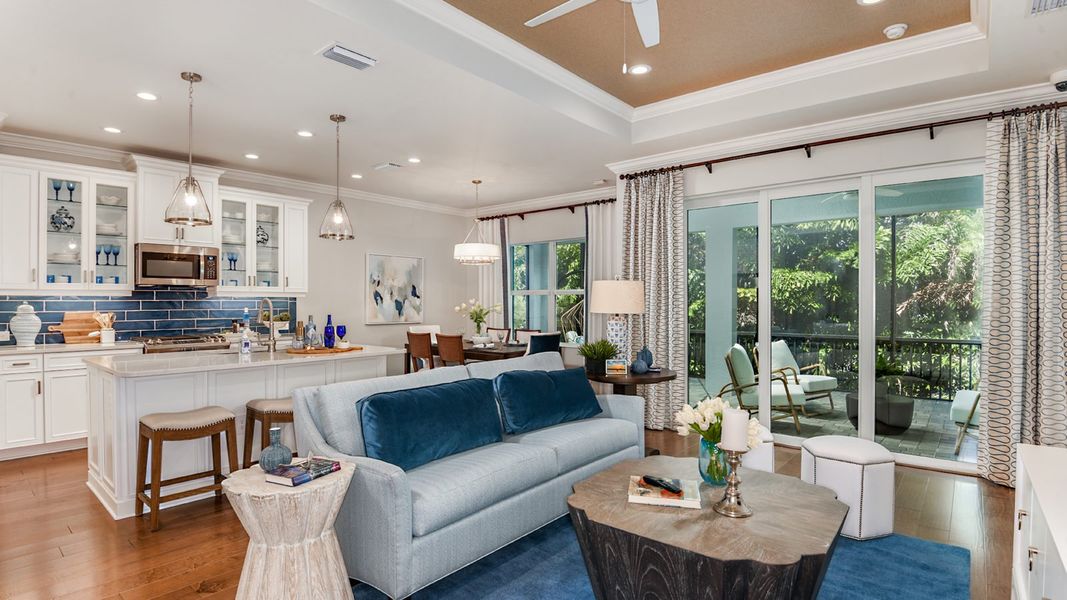 Furnished interior view inside a new home in Tide Marsh, Fort Myers (Image 14).
