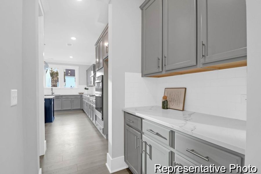 Furnished interior view inside a new home in Homecoming, Ravenel (Image 6).