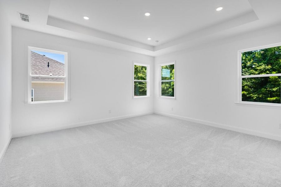 Spacious, unfurnished interior of a new home in Oakmead, Buford (Image 10). Spacious, unfurnished interior of a new home in Oakmead, Buford (Image 10).