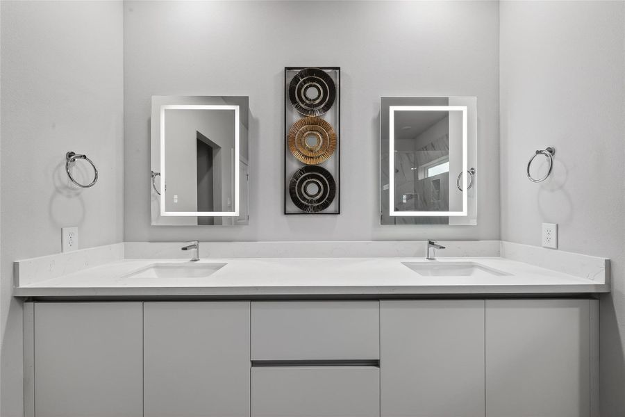 Furnished interior view inside a new home in Metro Village, Houston (Image 9).