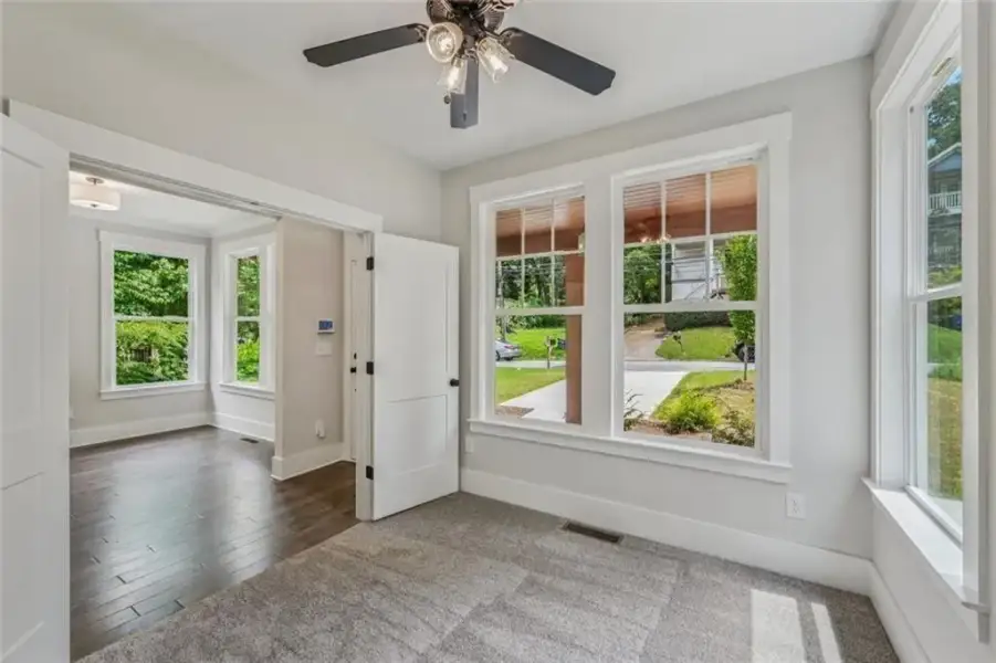 Spacious, unfurnished interior of a new home in , Atlanta (Image 31). Spacious, unfurnished interior of a new home in , Atlanta (Image 31).