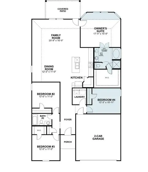 2D floor plan layout of this home in Ambrose, La Marque, TX (Image 4). 2D floor plan layout of this home in Ambrose, La Marque, TX (Image 4).