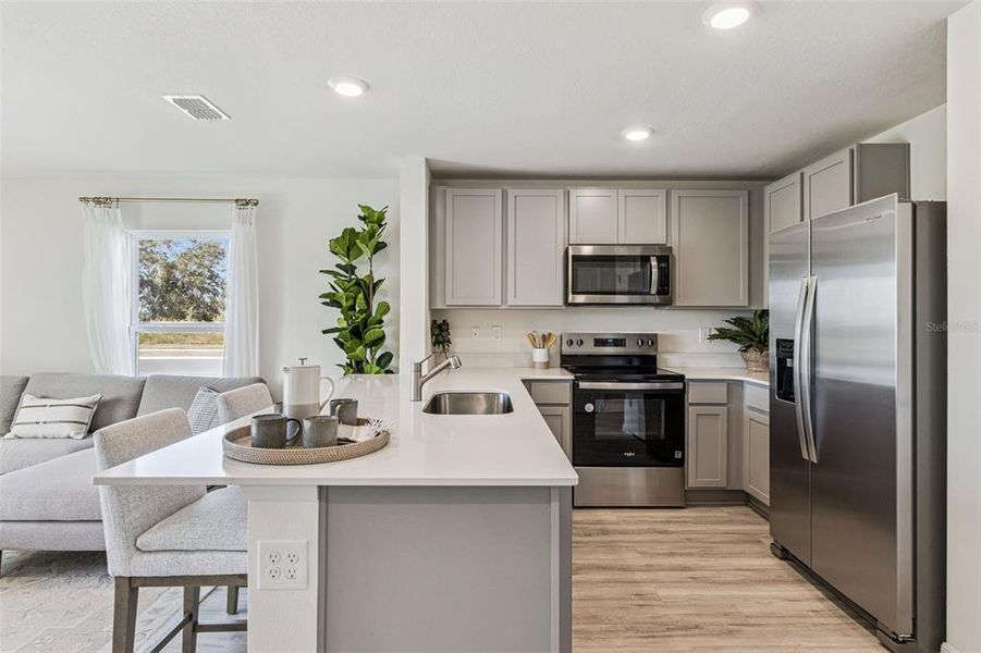 Furnished interior view inside a new home in Danbury at Ridgewood Lakes, Davenport (Image 13).