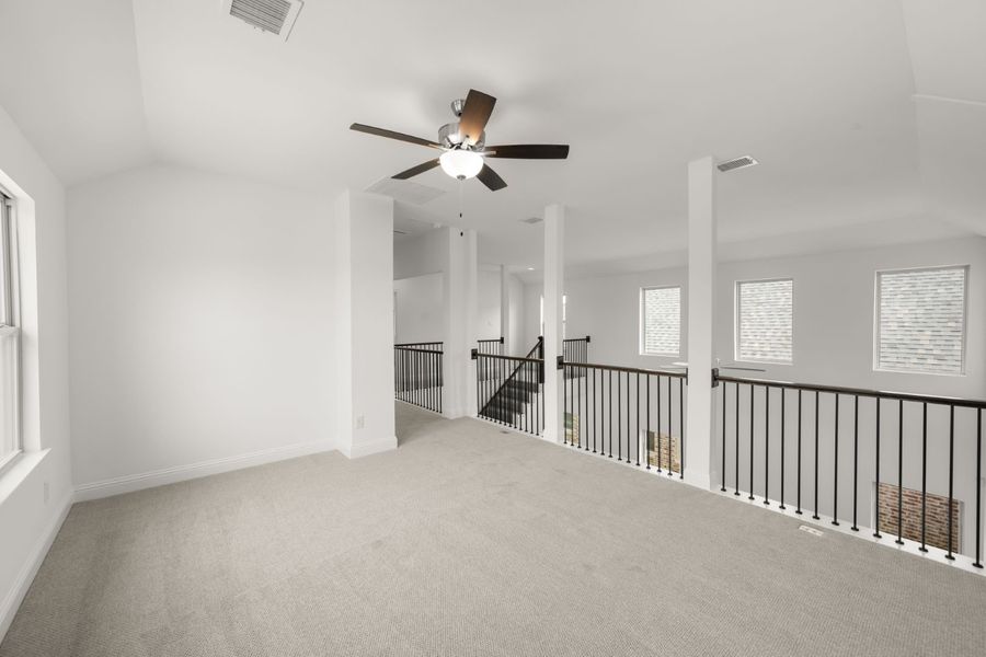 Representative unfurnished interior of a home built from the Aspen by Windsor Homes in Walton Ridge, Corinth (Image 22). Representative unfurnished interior of a home built from the Aspen by Windsor Homes in Walton Ridge, Corinth (Image 22).