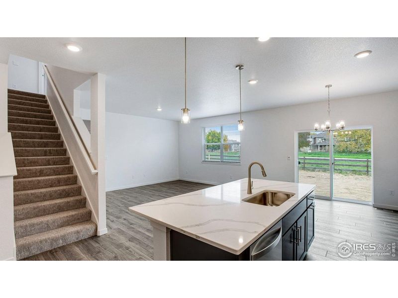 Furnished interior view inside a new home in Hansen Farm, Fort Collins (Image 7).