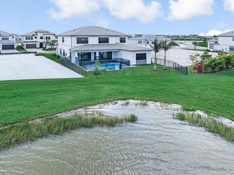 Exterior details and patio area of a home in Apex at Avenir, Palm Beach Gardens (Image 24). Exterior details and patio area of a home in Apex at Avenir, Palm Beach Gardens (Image 24).