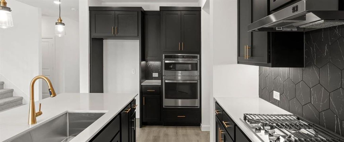Kitchen featuring the Noir Collection