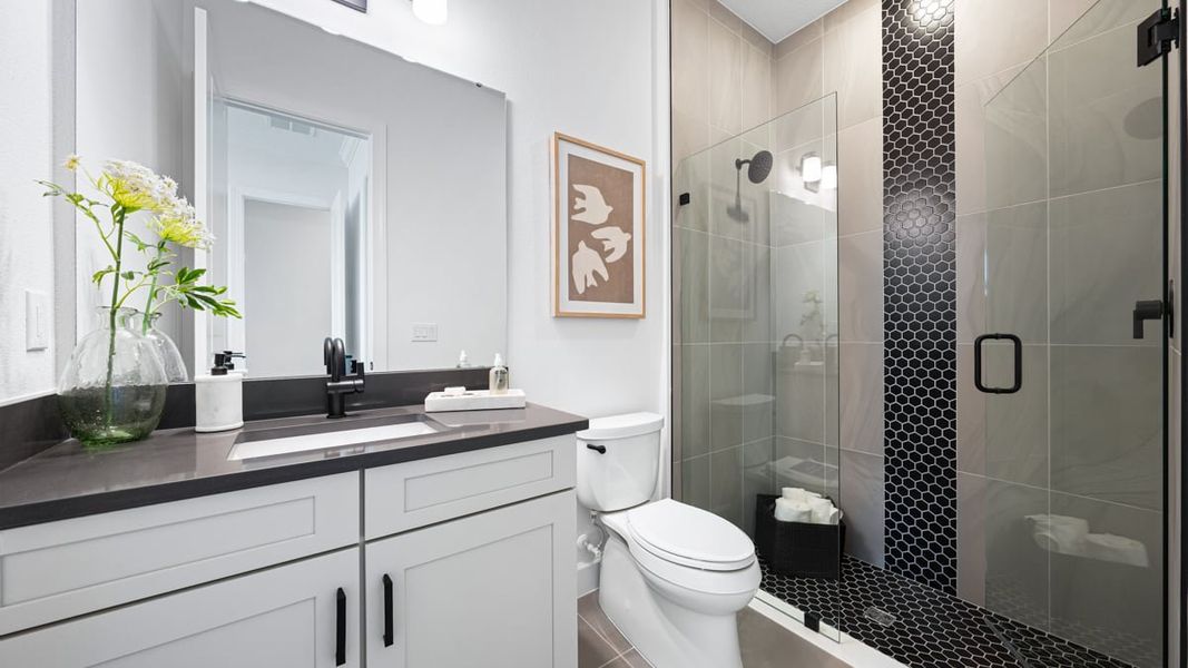 Representative furnished interior of a home built from the Pallazio II by Taylor Morrison in Skye Ranch Community Group Page, Sarasota (Image 17).