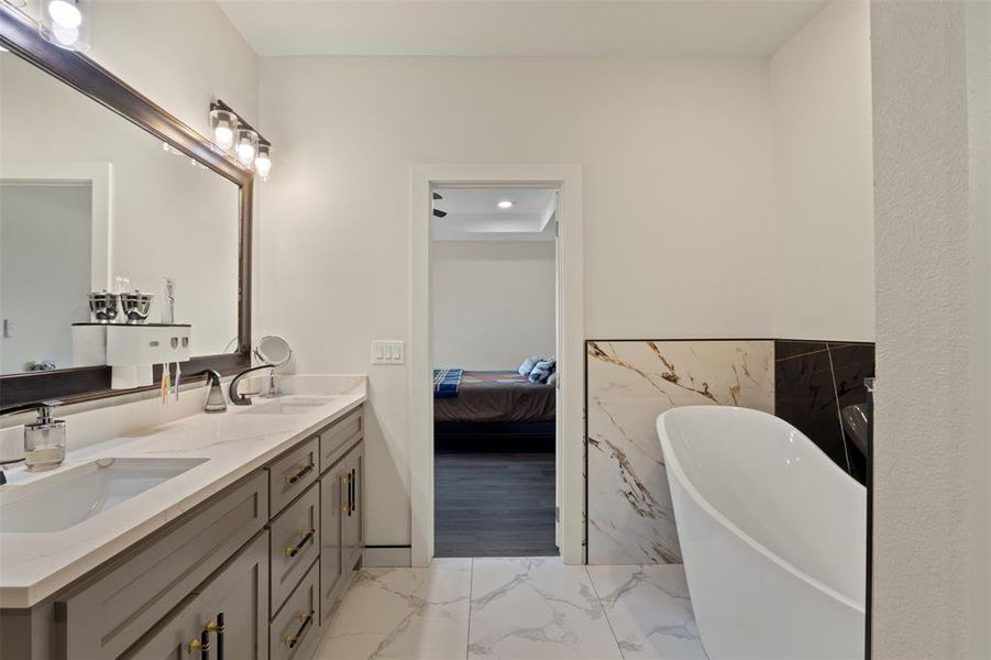 Furnished interior view inside a new home in , Balch Springs (Image 27).