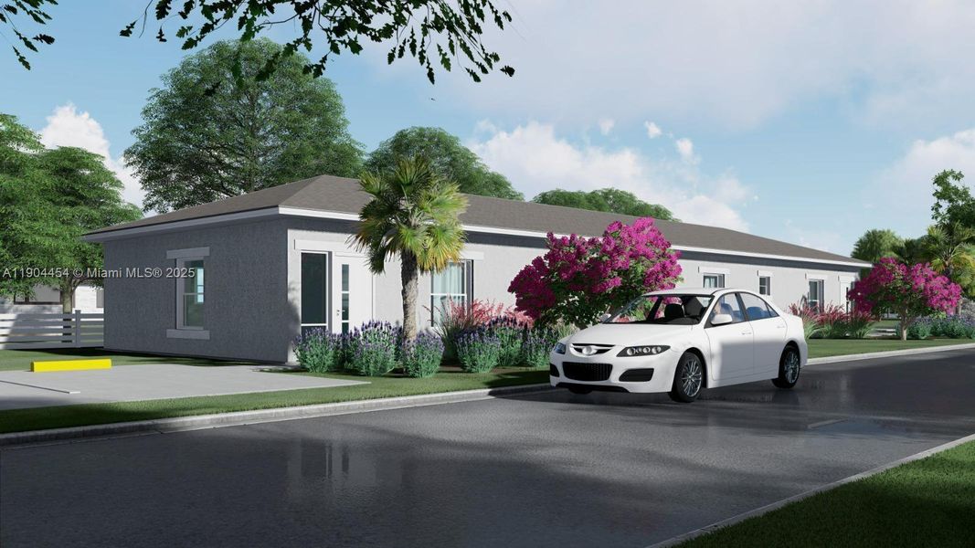 Exterior details and patio area of a home in , Hallandale Beach (Image 7). Exterior details and patio area of a home in , Hallandale Beach (Image 7).