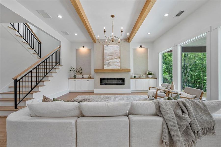 Furnished interior view inside a new home in , Lawrenceville (Image 38).