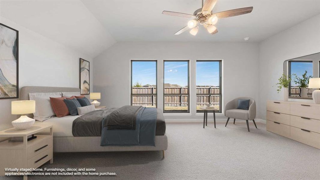 Furnished interior view inside a new home in Devonshire - Reserve 50', Forney (Image 9). Furnished interior view inside a new home in Devonshire - Reserve 50', Forney (Image 9).