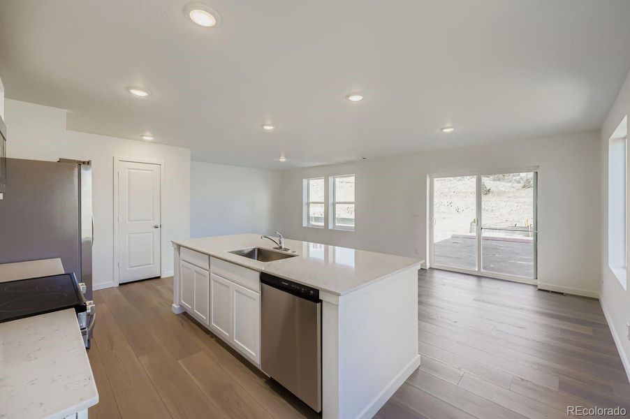Furnished interior view inside a new home in Preserve at Mesa Creek, Colorado Springs (Image 3).