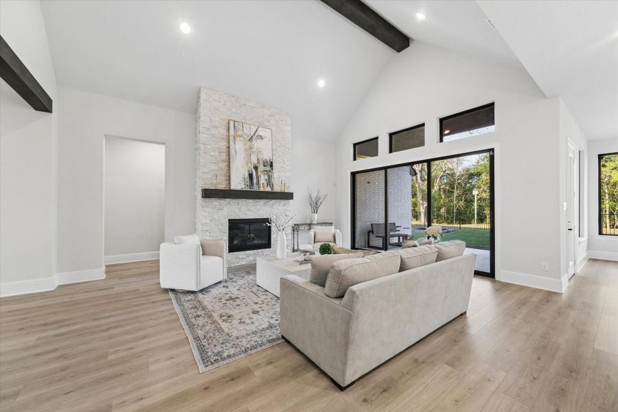 Furnished interior view inside a new home in , Fulshear (Image 5).
