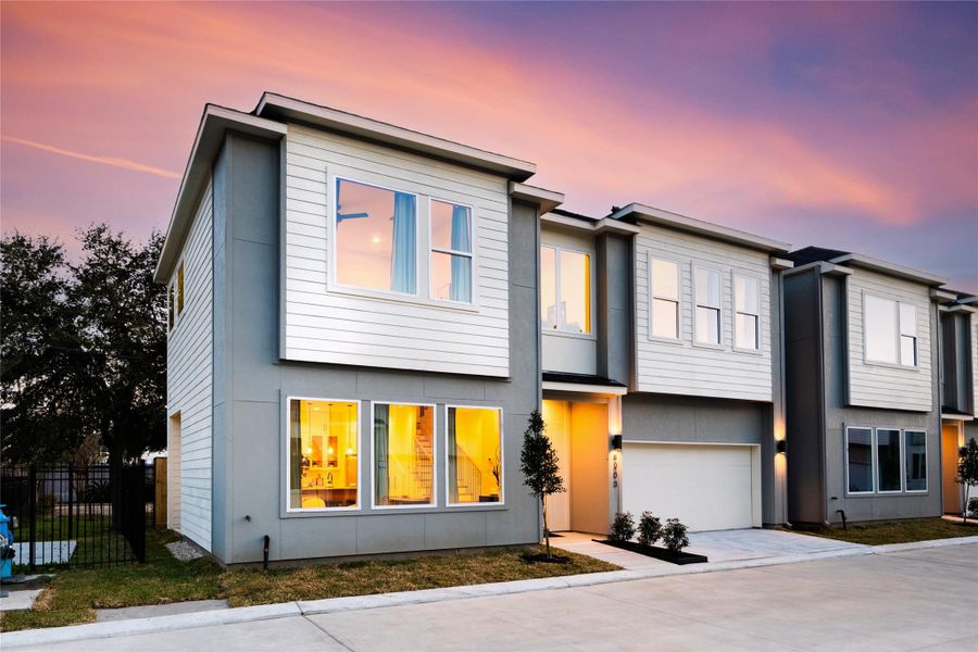 Front exterior of a new home in , Houston, TX, highlighting curb appeal (Image 2). Front exterior of a new home in , Houston, TX, highlighting curb appeal (Image 2).