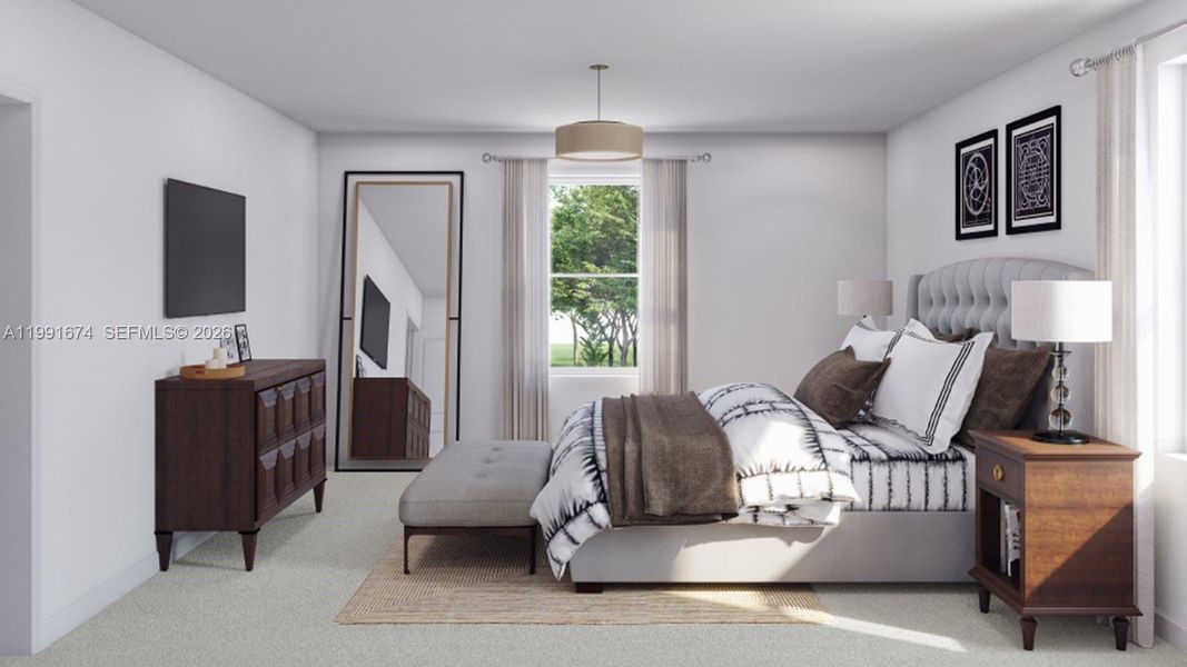 Furnished interior view inside a new home in Acacia Groves, Homestead (Image 6).