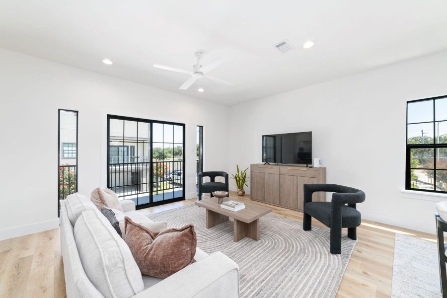 Furnished interior view inside a new home in , Houston (Image 4). Furnished interior view inside a new home in , Houston (Image 4).